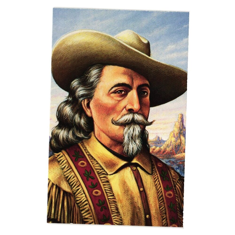 Buffalo Bill 1993 USPS Postcard Frontier Wild West Showman Historical Artwork